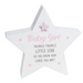 Pink Wooden Standing Star Baby Girl - Twinkle Twinkle - The Olive Branch & Lovely Libby's