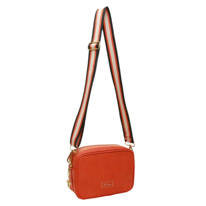 Orange Soho Double Zip Camera Bag by Alice Wheeler