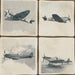 Spitfires - Ceramic Coaster Set - The Olive Branch & Lovely Libby's