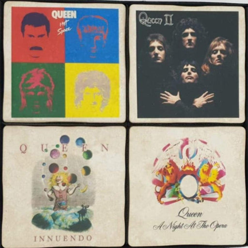 Queen Album Covers - Ceramic Coaster Set - The Olive Branch & Lovely Libby's