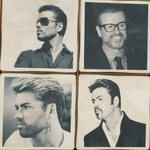 George Michael - Ceramic Coaster Set - The Olive Branch & Lovely Libby's