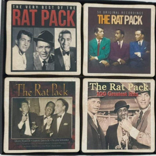 Rat Pack - Ceramic Coaster Set - The Olive Branch & Lovely Libby's