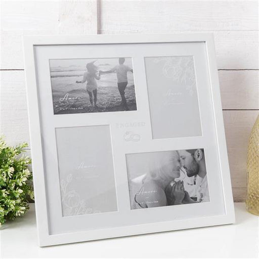Multi Aperture "Engagement" Photo Frame - The Olive Branch & Lovely Libby's