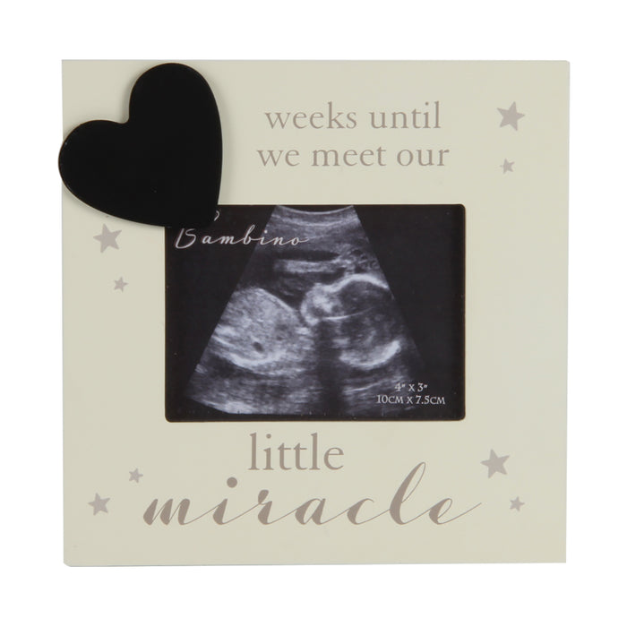 Little Miracle Baby Scan Photo Frame 4" x 3"