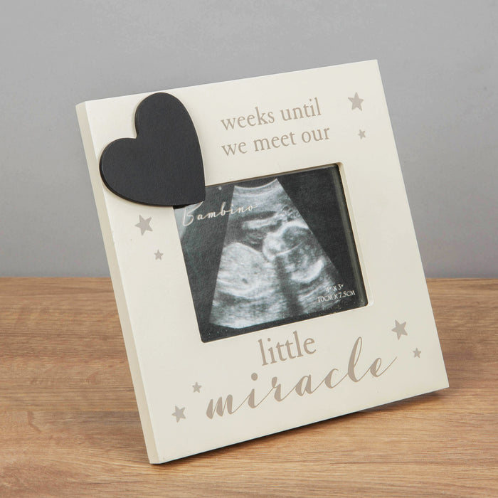 Little Miracle Baby Scan Photo Frame 4" x 3"
