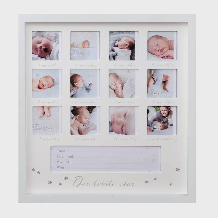 Bambino 1st Year Collage Photo Frame