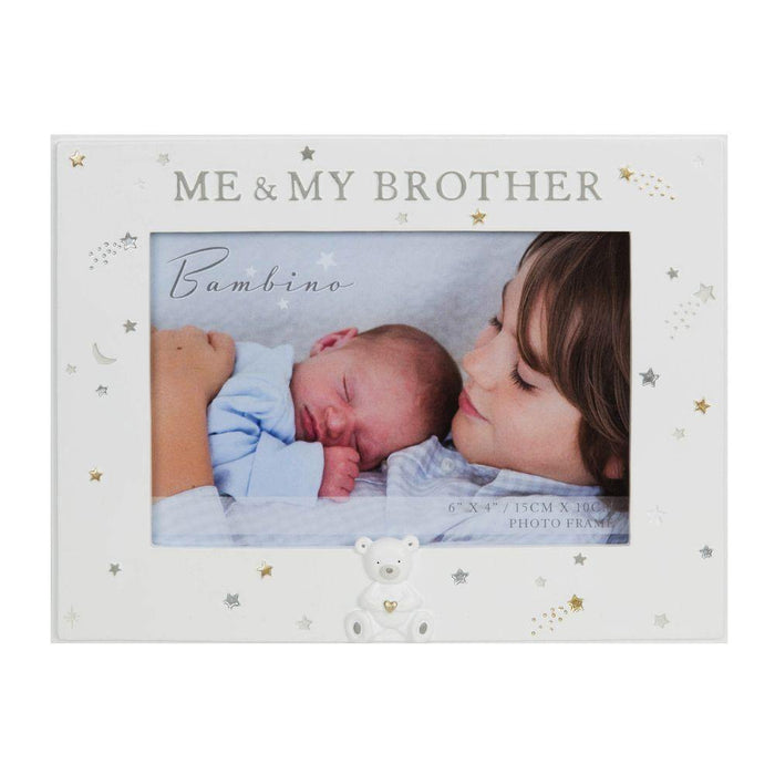 6" X 4" - Resin - Me & My Brother Photo Frame - The Olive Branch & Lovely Libby's