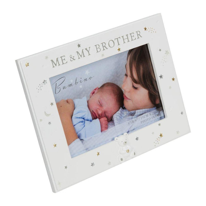 6" X 4" - Resin - Me & My Brother Photo Frame - The Olive Branch & Lovely Libby's