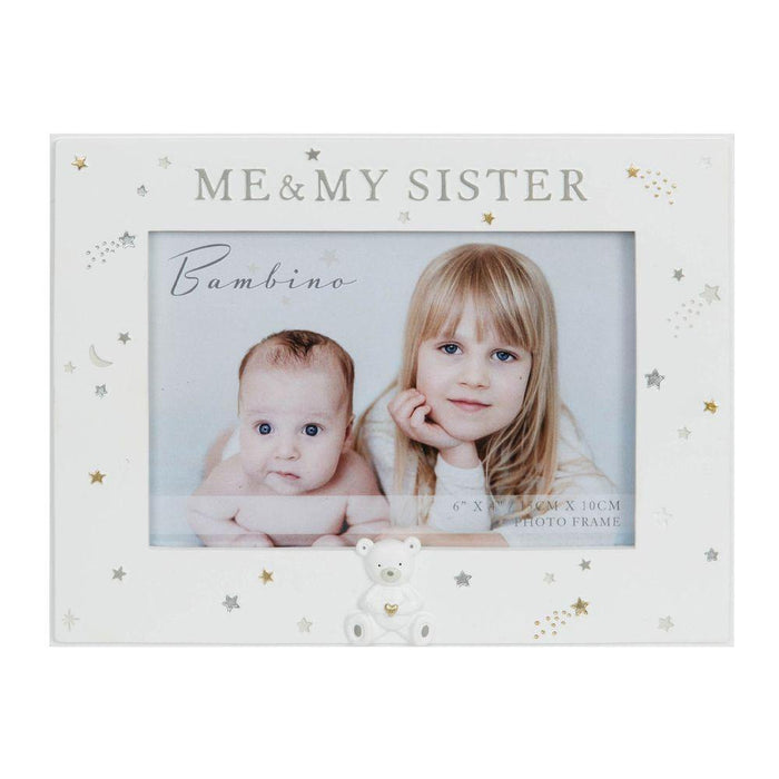 6" X 4" - Resin - Me & My Sister Photo Frame - The Olive Branch & Lovely Libby's