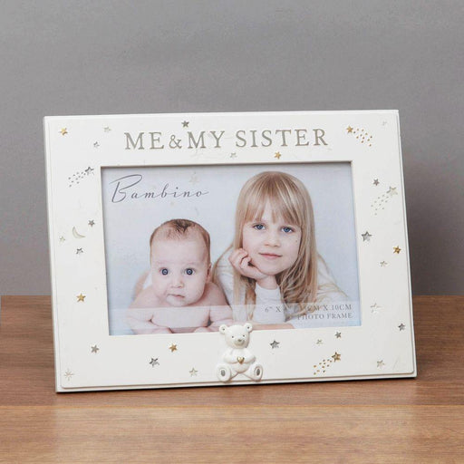 6" X 4" - Resin - Me & My Sister Photo Frame - The Olive Branch & Lovely Libby's