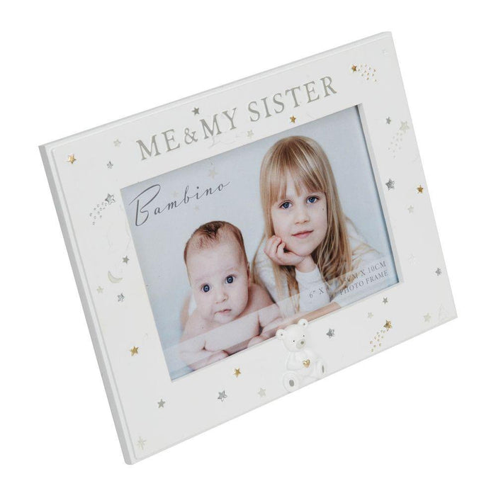 6" X 4" - Resin - Me & My Sister Photo Frame - The Olive Branch & Lovely Libby's