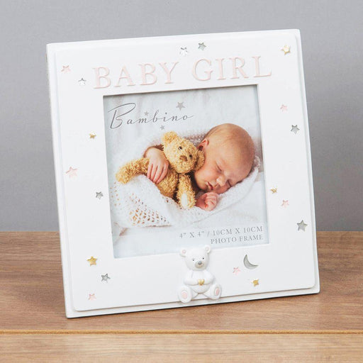 4" X 4" - Baby Girl Photo Frame - The Olive Branch & Lovely Libby's