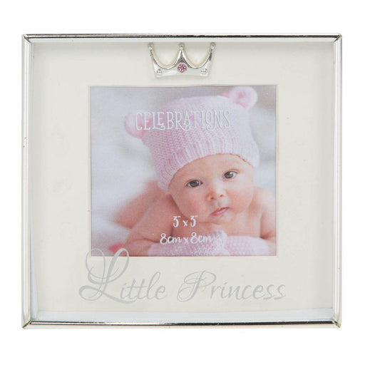 3" X 3" - Silver Plated Box Frame - Little Princess - The Olive Branch & Lovely Libby's