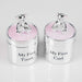 Silver Plated First Tooth & Curl Box Set - Pink - The Olive Branch & Lovely Libby's