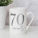 Milestones New Bone China 11Oz Mug With Silver Foil - 70 - The Olive Branch & Lovely Libby's