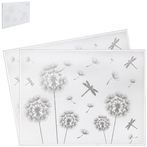 Dragonfly & Dandelion Set Of 2 Placemats