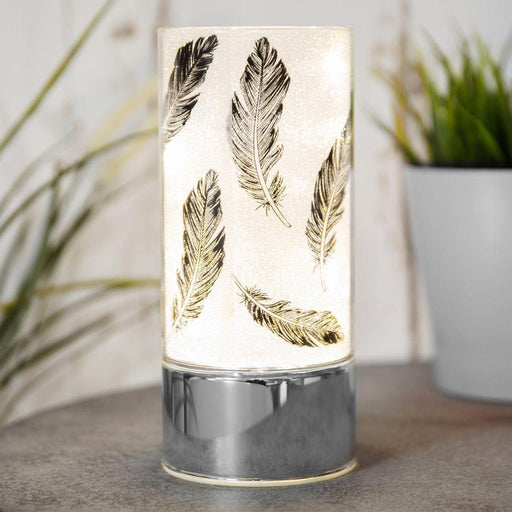 Glass Feather Light Tube - The Olive Branch & Lovely Libby's