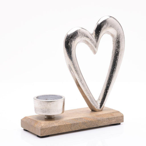 Metal Heart Tealight Holder - The Olive Branch & Lovely Libby's