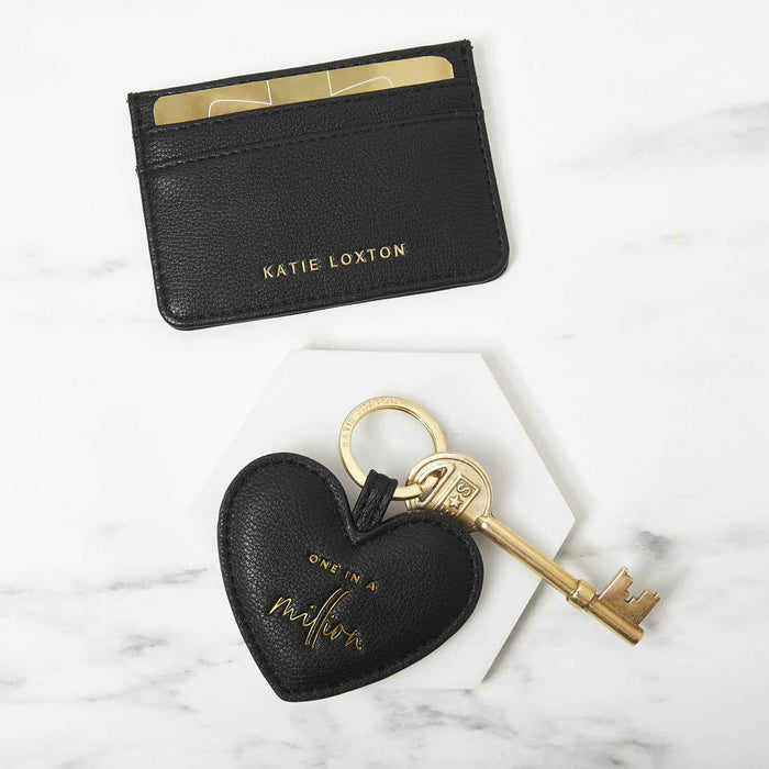 "One in a Million" Heart Keyring & Card Holder Set by Katie Loxton