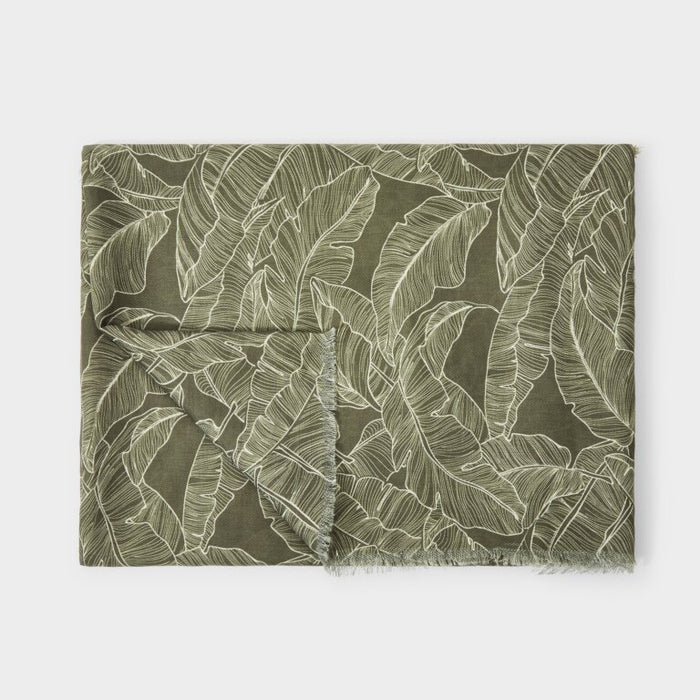 Banana Leaf Print Scarf by Katie Loxton