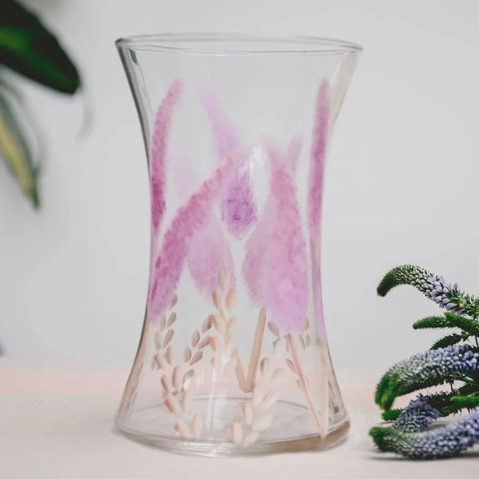 Pampas Handpainted Vase by Lynsey Johnstone