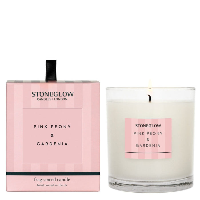 Pink Peony & Gardenia Candle - Modern Classics by Stoneglow