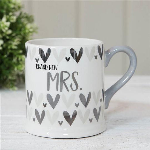 Grey & Silver 'Mrs' Mug - The Olive Branch & Lovely Libby's