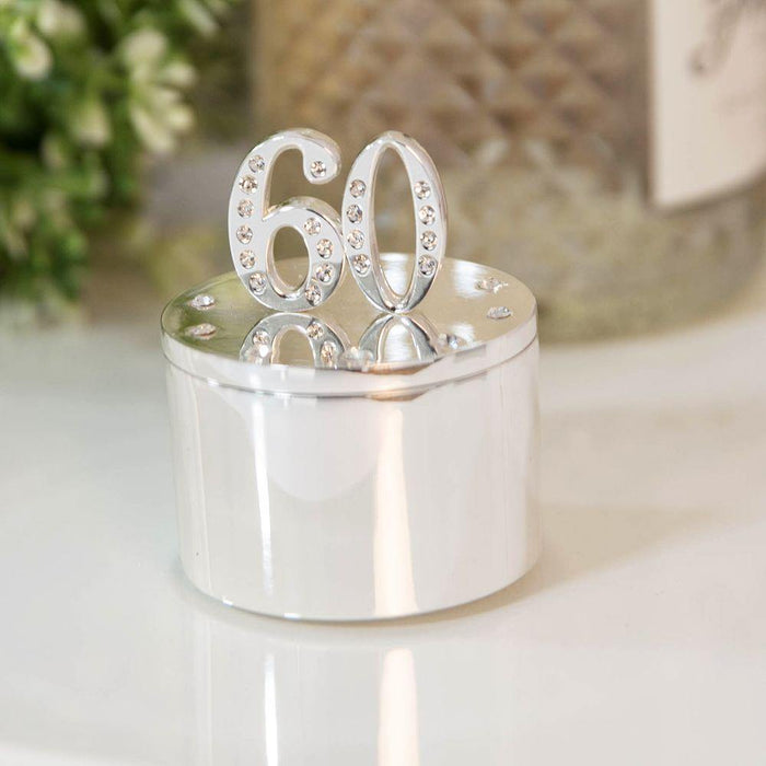 Silver Plated Trinket Box - 60 - The Olive Branch & Lovely Libby's