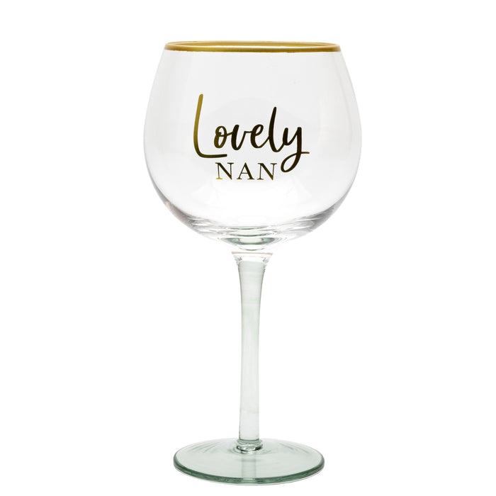 Lovely Nan Gin Glass