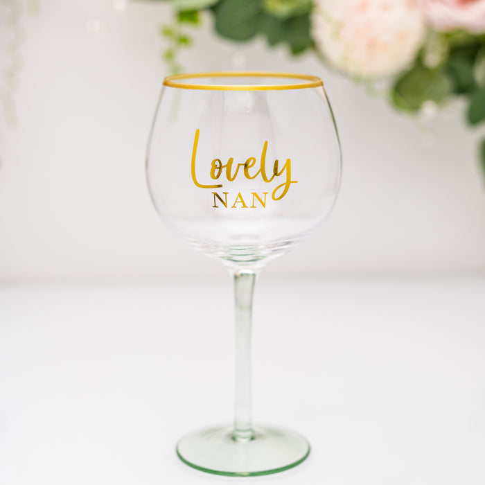 Lovely Nan Gin Glass