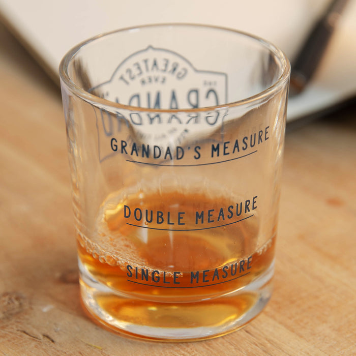 "Greatest Ever Grandad" Whisky Glass & Coaster Set