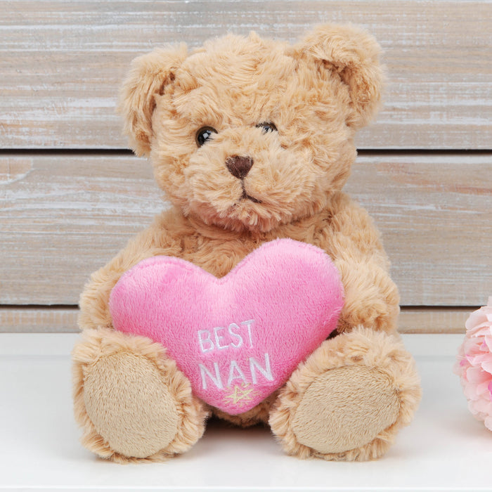 "Nan" Teddy Bear with Heart