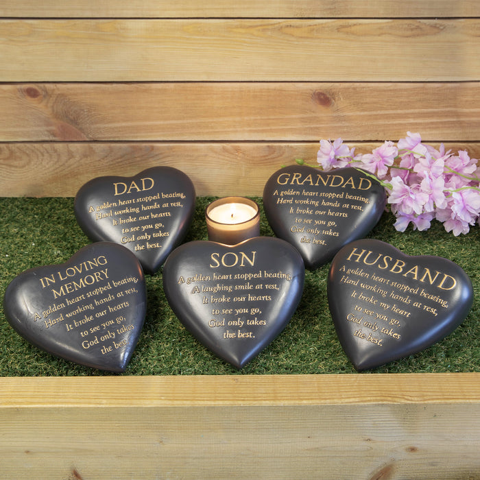 Dad - Graveside Heart Plaque