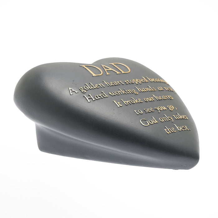 Dad - Graveside Heart Plaque