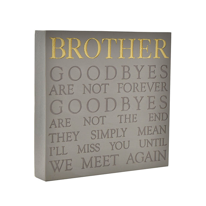 Thoughts Of You Memorial Square - Brother