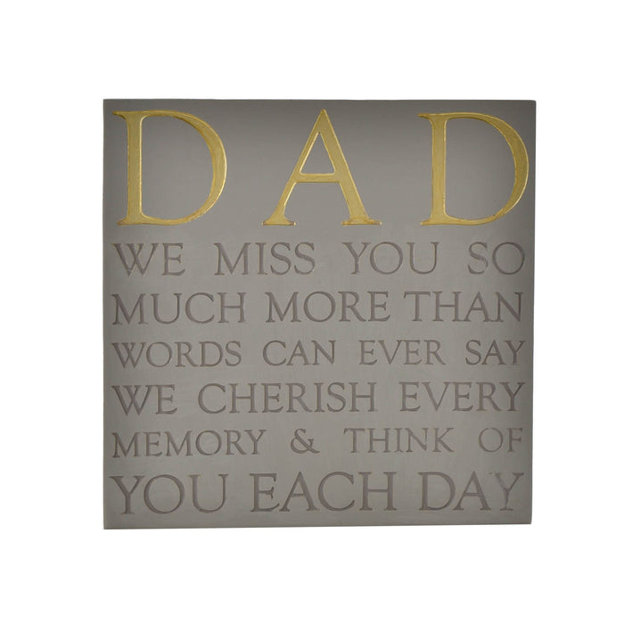 Thoughts Of You Memorial Square - Dad