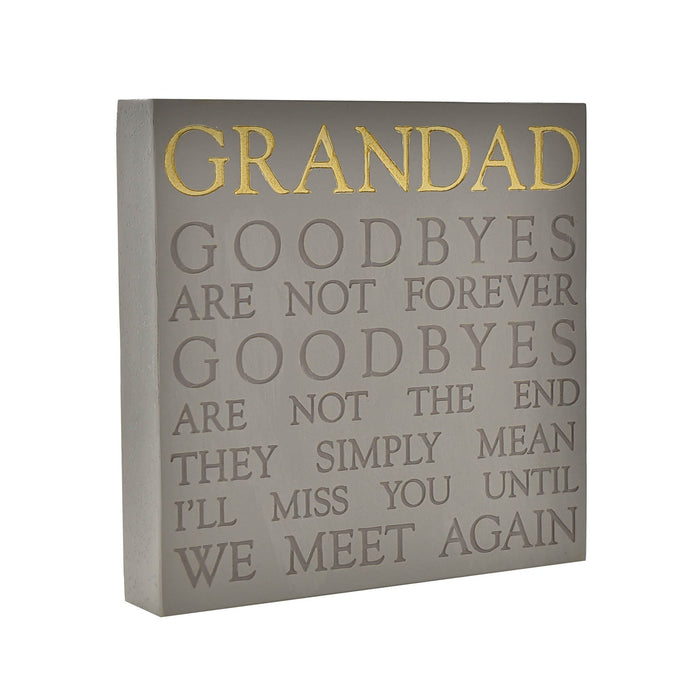 Thoughts Of You Memorial Square - Grandad