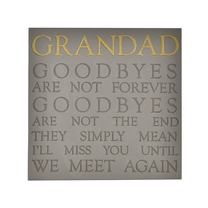 Thoughts Of You Memorial Square - Grandad