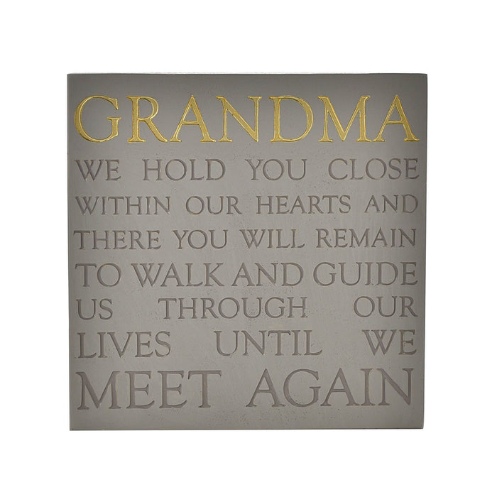 Thoughts Of You Memorial Square - Grandma