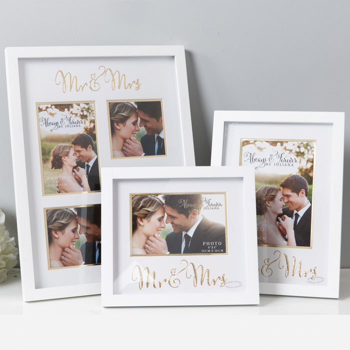 Always & Forever - Mr & Mrs Photo Frame 8" x 10"