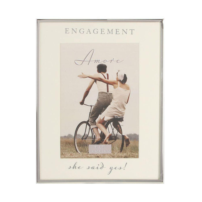 5" x 7" - Engagement Photo Frame - The Olive Branch & Lovely Libby's